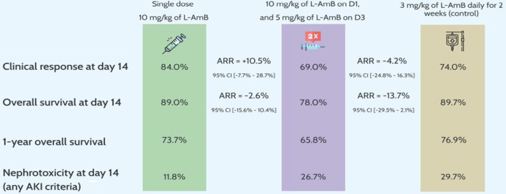 Single large dose of liposomal amphotericin B effective for ...